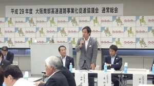 ▲協議会で提案を行う様子