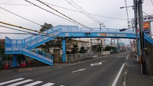 ▲改修後の松ヶ丘歩道橋