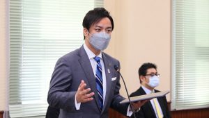 ▲環境農林水産常任委員会にて